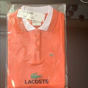 Lacoste shirt.  Size small